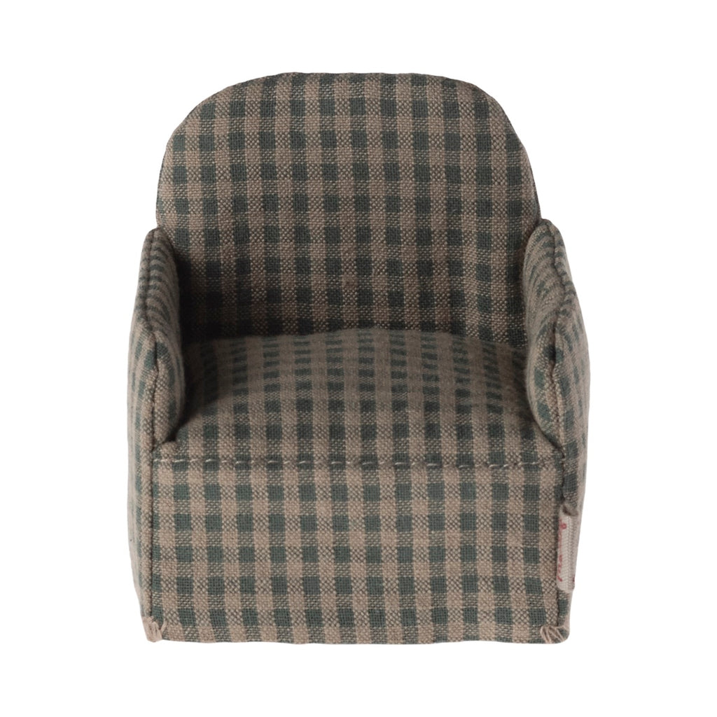 Green Checkered Armchair, Topo