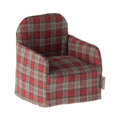 Red Checkered Armchair, Topo