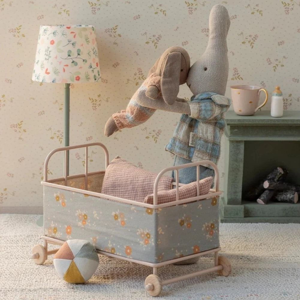 Lettino con sponde, Micro - Rosa