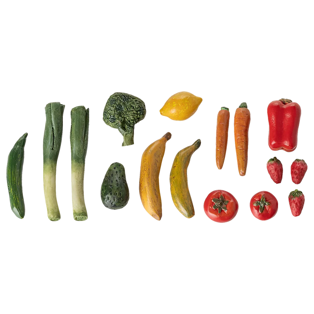 Frutta e verdura in miniatura