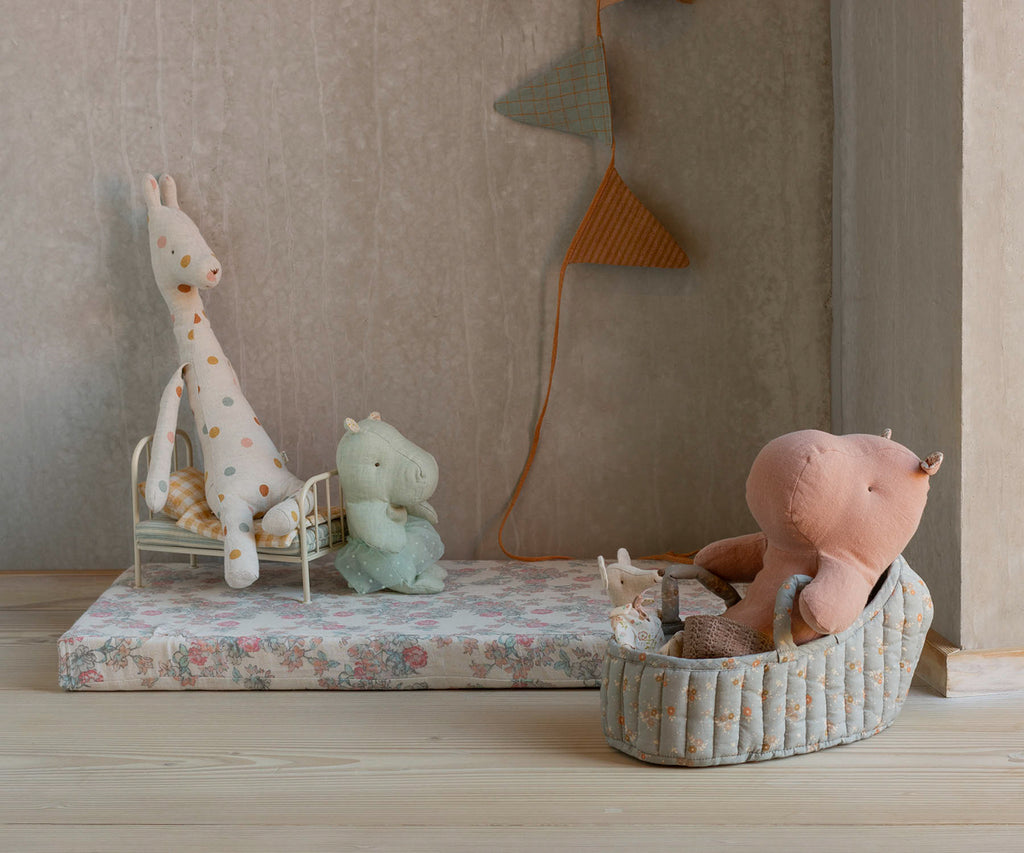 Culla portatile per peluche, Grande - Blu