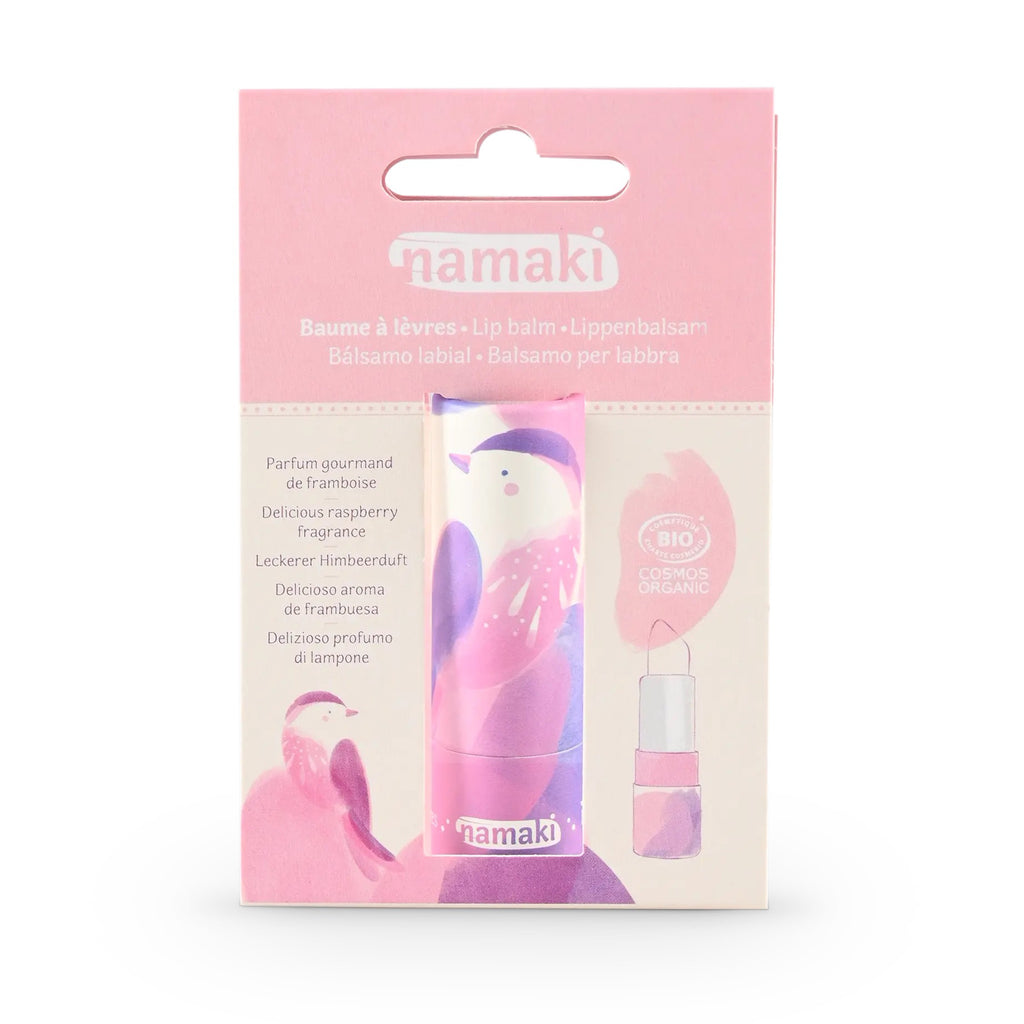 Balsamo labbra idratante bio, Rosa lampone