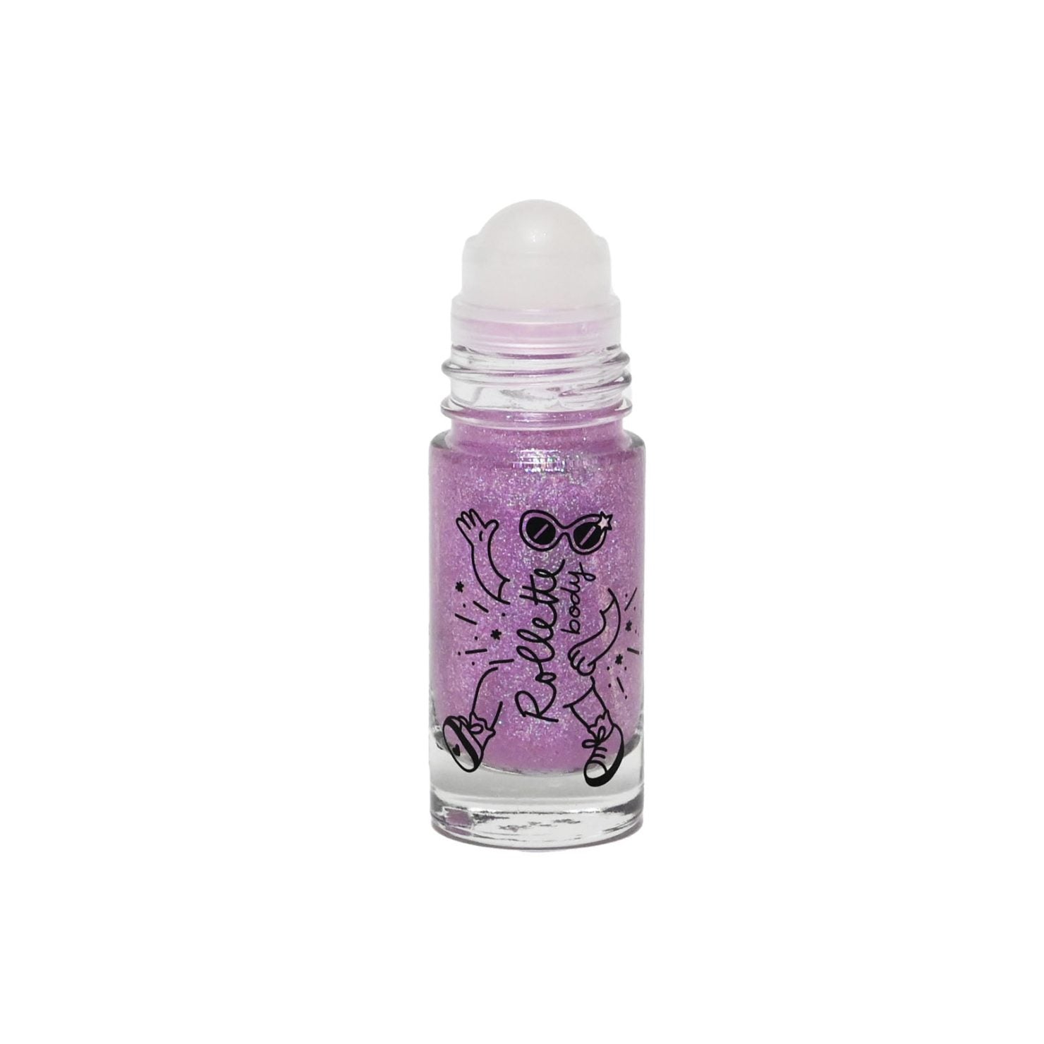 Scented body gel with cherry glitter