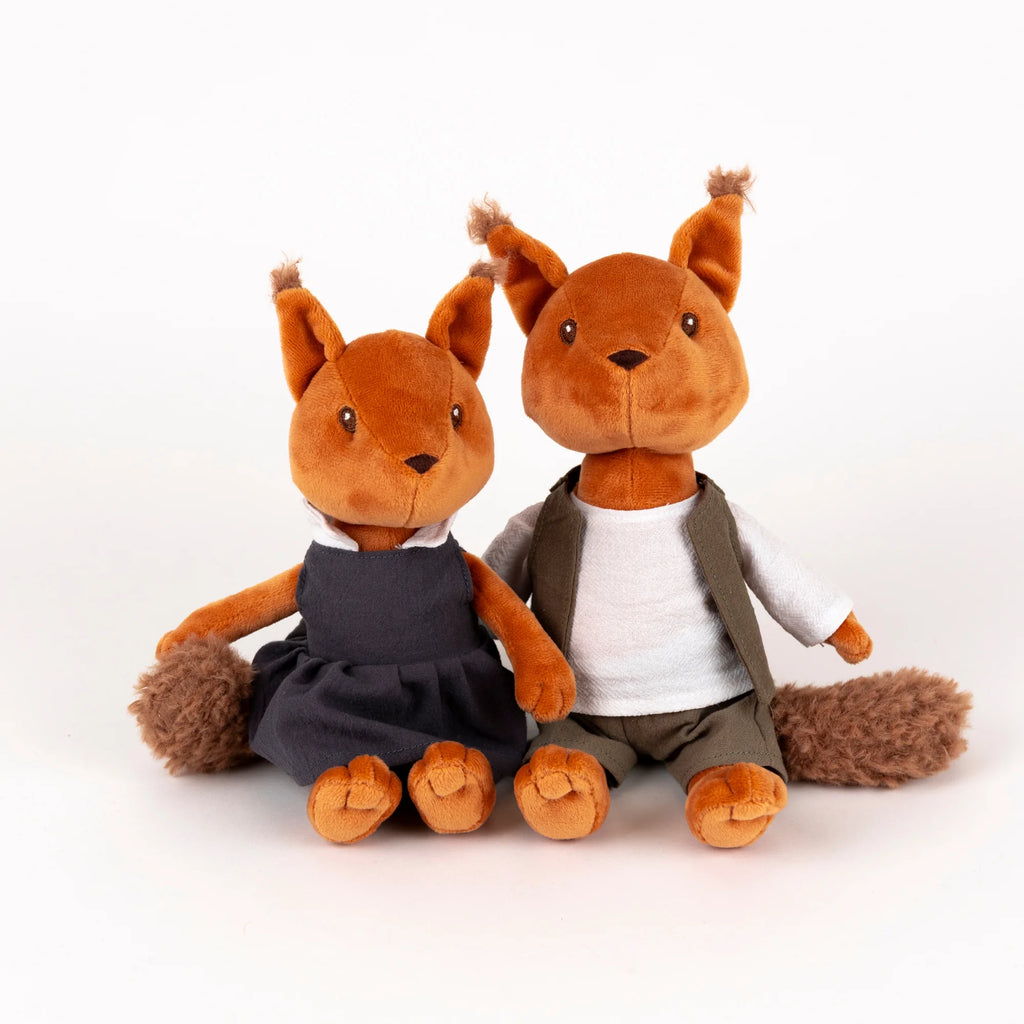 Peluche scoiattolo mamma