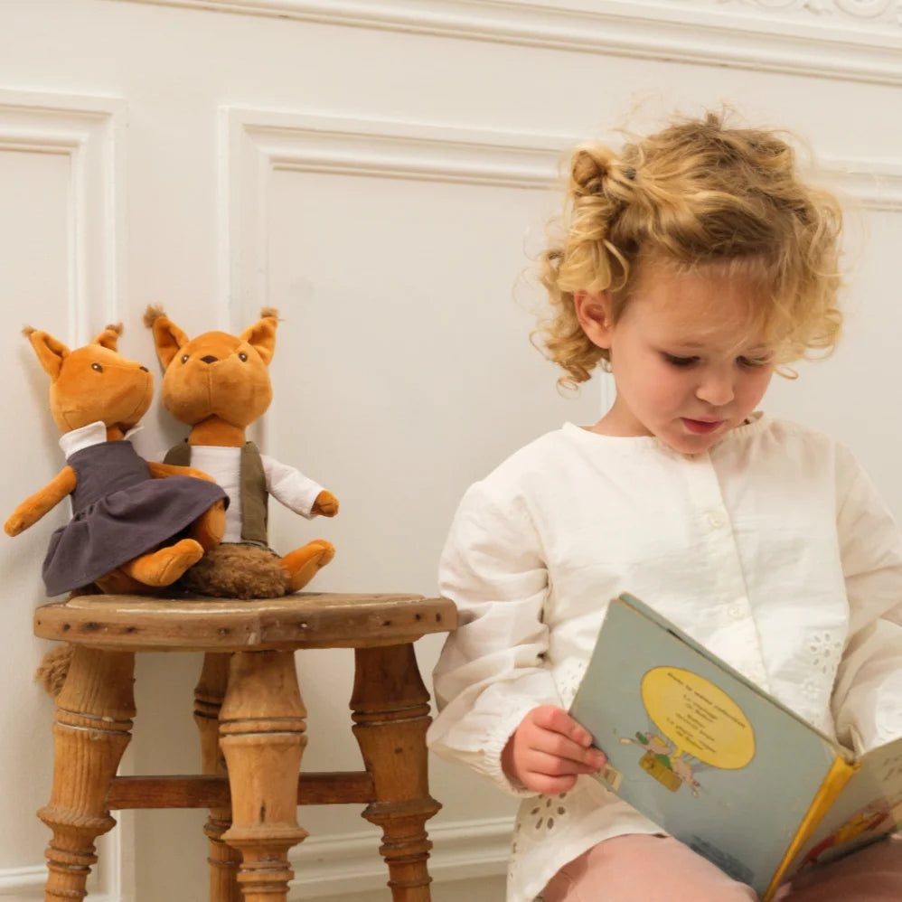 Peluche scoiattolo mamma