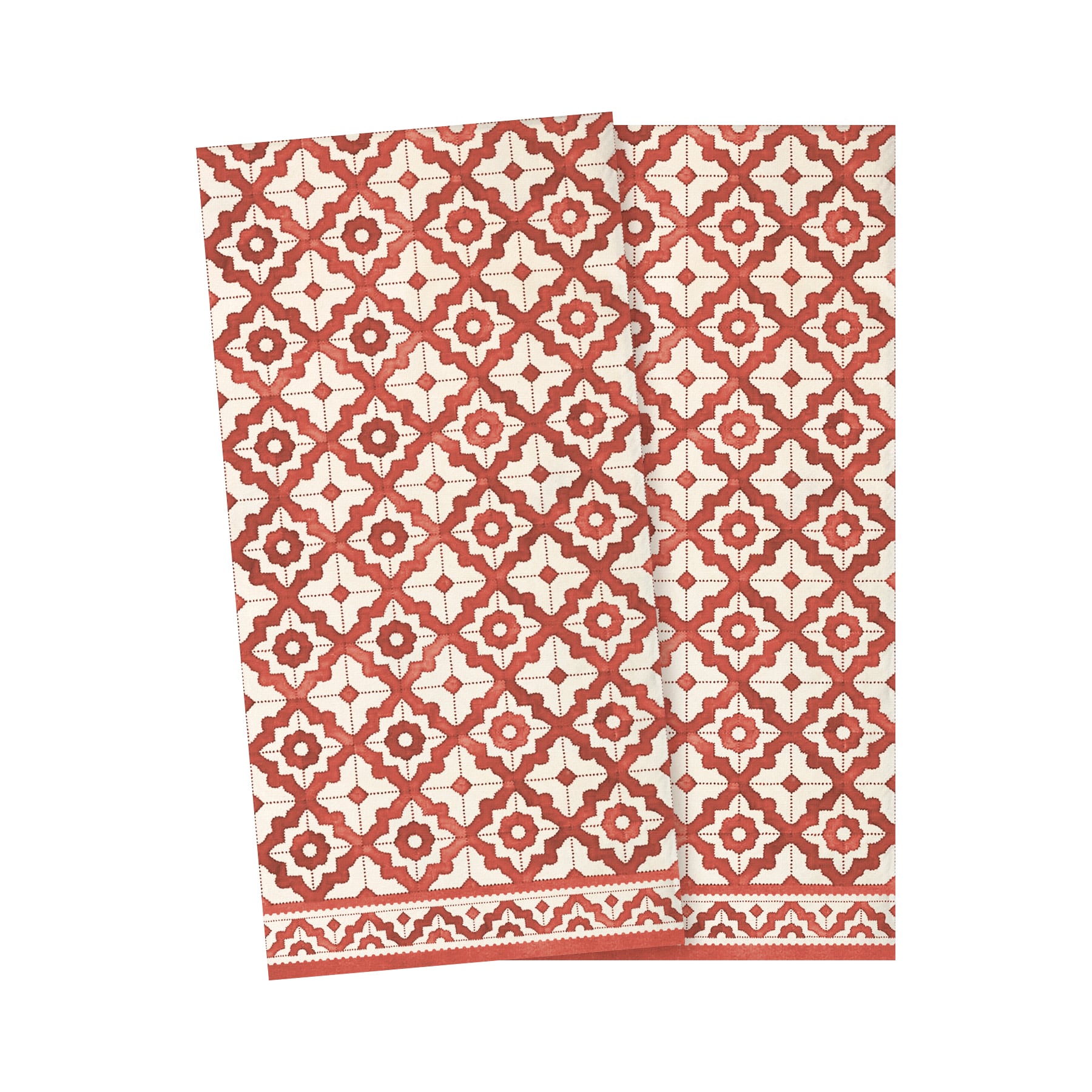 Maileg | Tovaglioli per Natale, Mosaico piccolo rosso 16pz