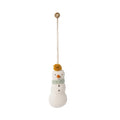 Christmas ornament in fabric, Snowman