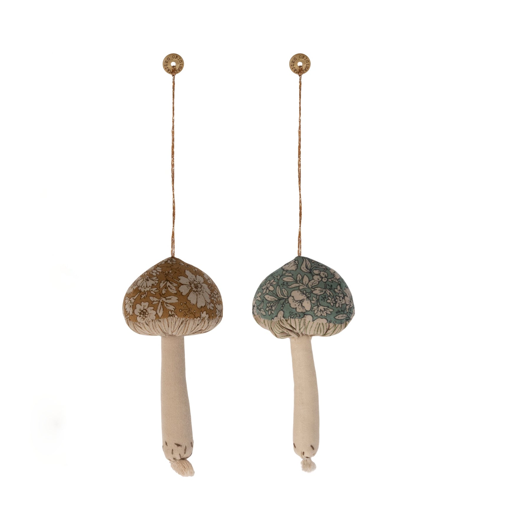 Christmas ornament in fabric, Mushroom