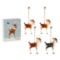 Christmas Metal Ornaments, Reindeer Family