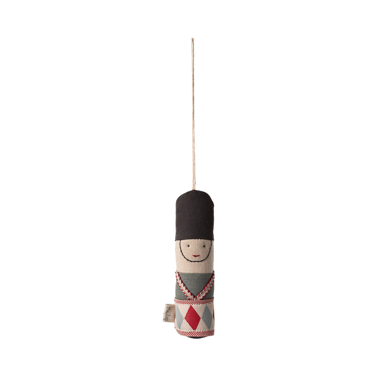 Fabric Christmas Ornament, Blue Guard