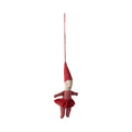 Fabric Christmas Ornament, Elf - Pixy Female