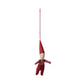 Fabric Christmas Ornament, Elf - Pixy Male