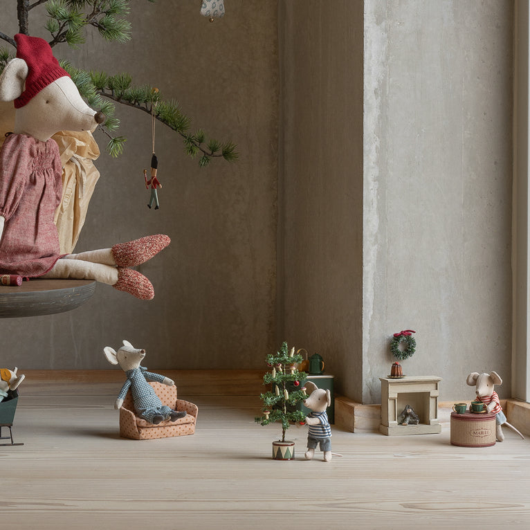 Albero di Natale con luci, Topo