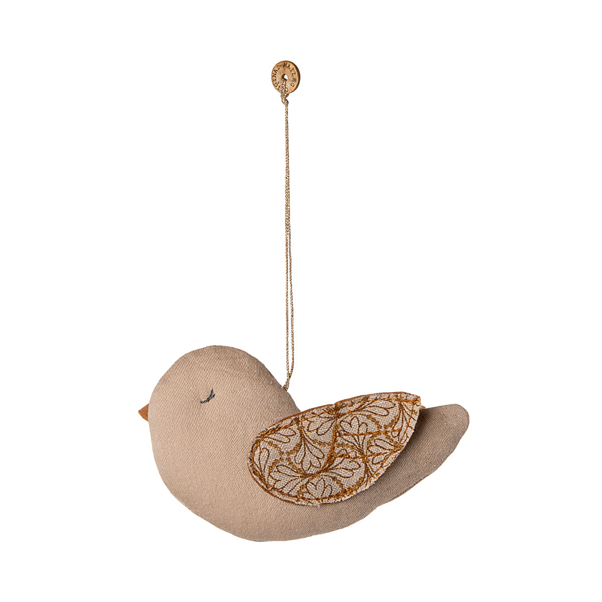 Fabric ornament, Bird - Winter heart