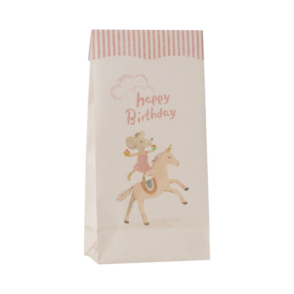Sacchetto regalo, Happy birthday - Unicorno, 12 pezzi