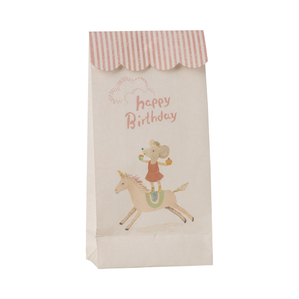 Sacchetto regalo, Happy birthday - Unicorno, 12 pezzi
