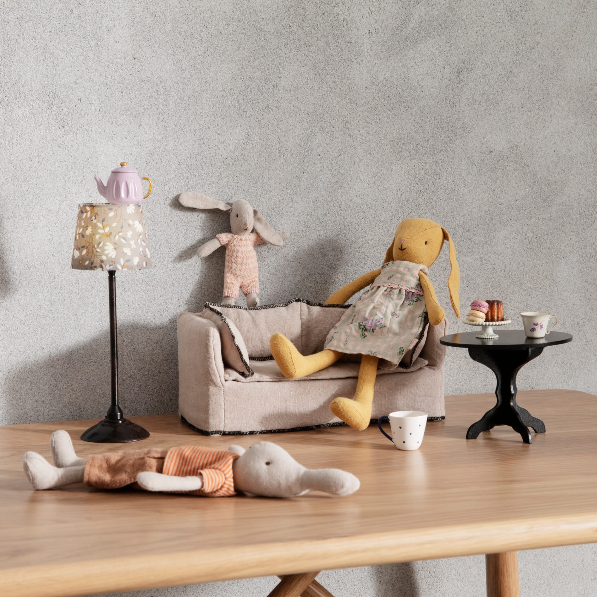 Tavolino da caffè in miniatura