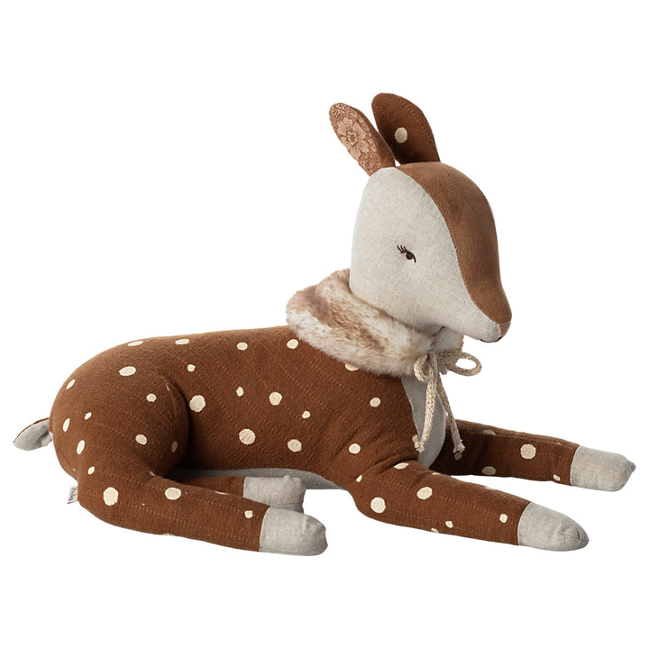 Cosy Bambi in lino e cotone, Bianco