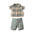 Vestiti per conigli, Taglia 1 - Camicia quadretti pantaloncini