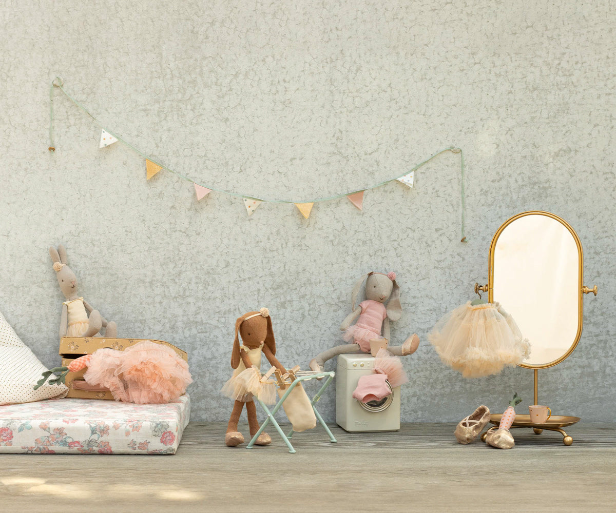 Coniglio Bunny, Taglia 2 - Tuta e gonna da ballerina rosa