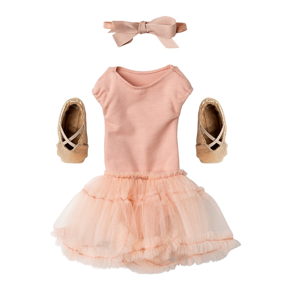 Vestiti per conigli, Taglia 3 - Tuta e gonna da ballerina rosa