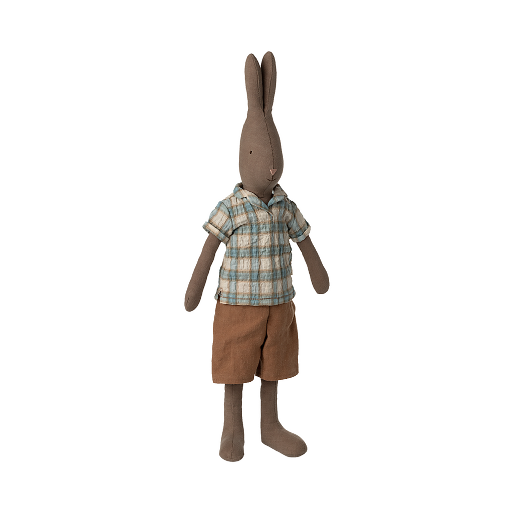 Coniglio Rabbit marrone, Taglia 3 - Camicia e pantaloncini