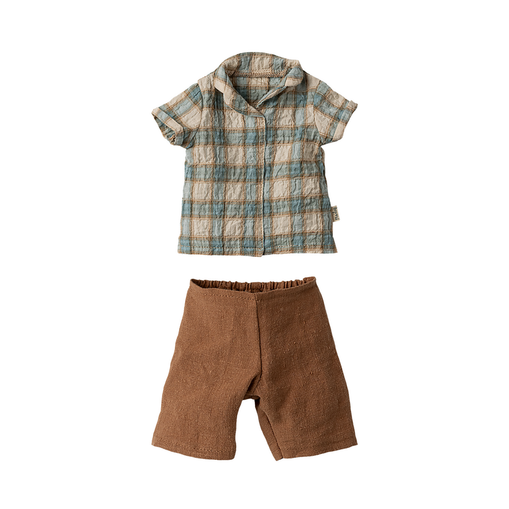 Coniglio Rabbit marrone, Taglia 3 - Camicia e pantaloncini
