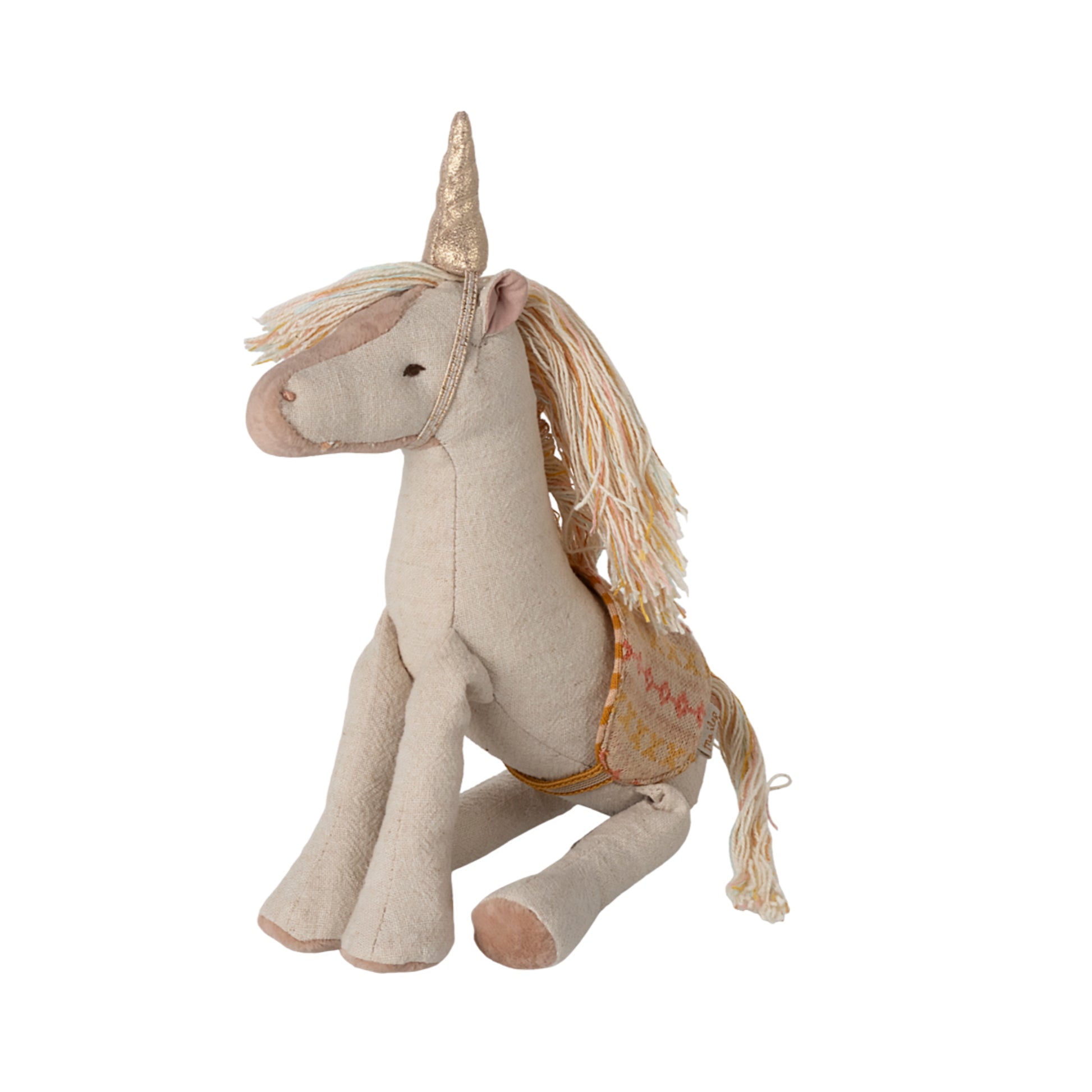 Pupazzo Unicorno in misto lino, Piccolo