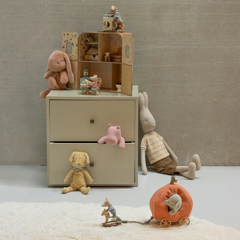 Coniglio peluche, Medio - Rosa vintage