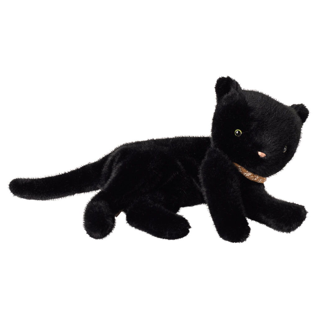 Sleeping kitten plush, Medium - Black