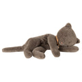 Gatto peluche addormentato, Medium - Grigio