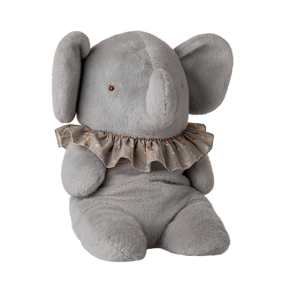 Elefante peluche, Grande - Blu/grigio
