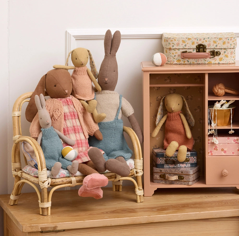 Coniglio Rabbit, Taglia 1 - Tuta a maglia blu