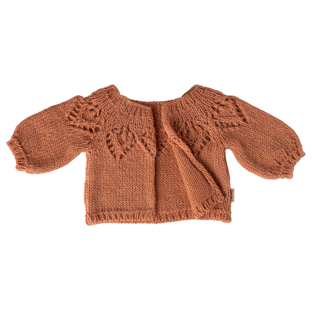 Vestiti per conigli, Taglia 4 - Cardigan, Rosa vintage