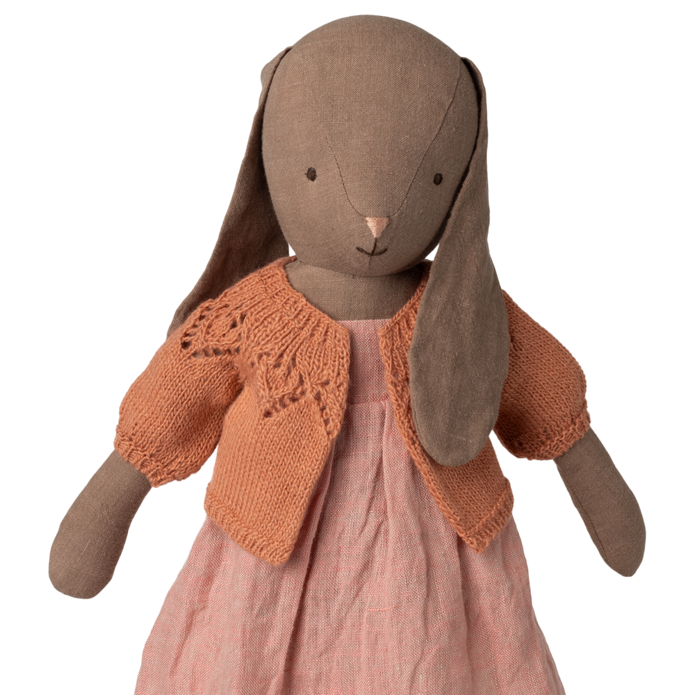 Vestiti per conigli, Taglia 4 - Cardigan, Rosa vintage