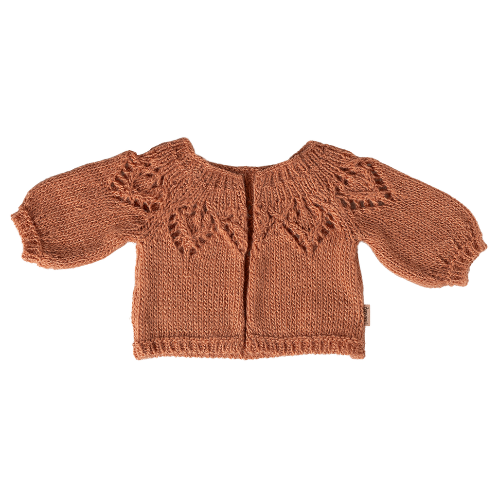 Vestiti per conigli, Taglia 4 - Cardigan, Rosa vintage