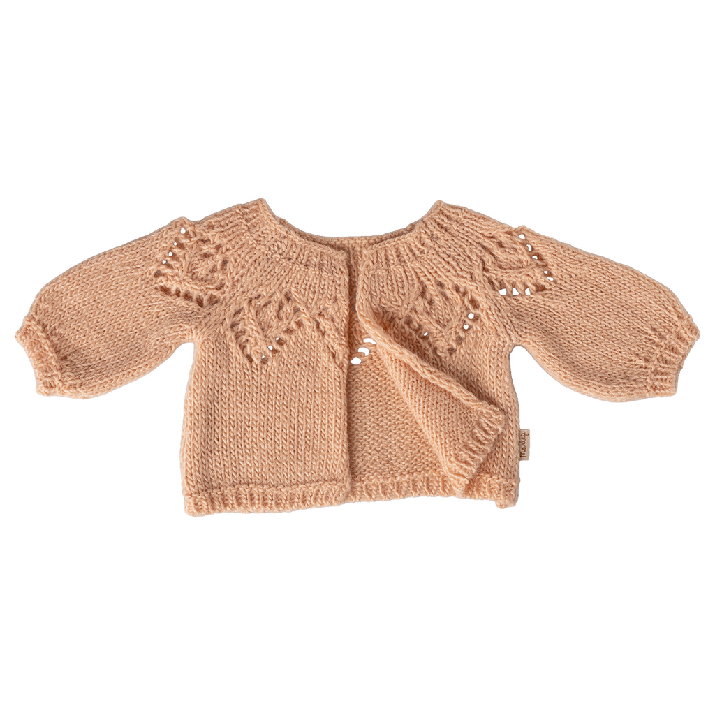 Vestiti per conigli, Taglia 4 - Cardigan, Rosa chiaro