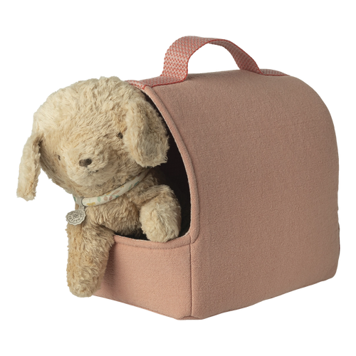 Accessoires pour chiots Puppy, Panier de transport - Corail
