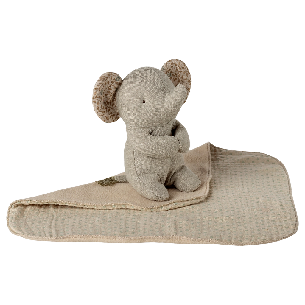Doudou mini elefante grigio, Lullaby friends
