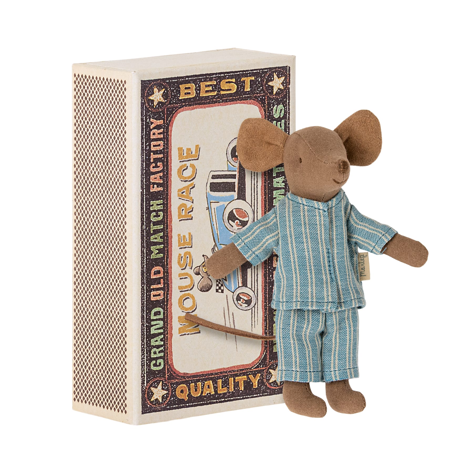 Maileg | Topino fratello maggiore, Big Brother Mouse in matchbox