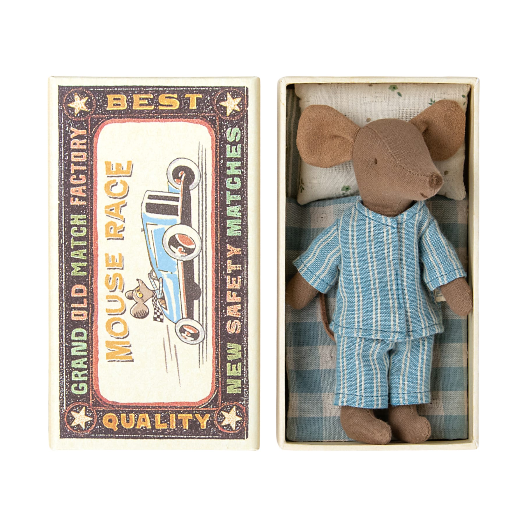Maileg | Topino fratello maggiore, Big Brother Mouse in matchbox