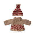 Vestiti per topo mamma, Maglione e cappello