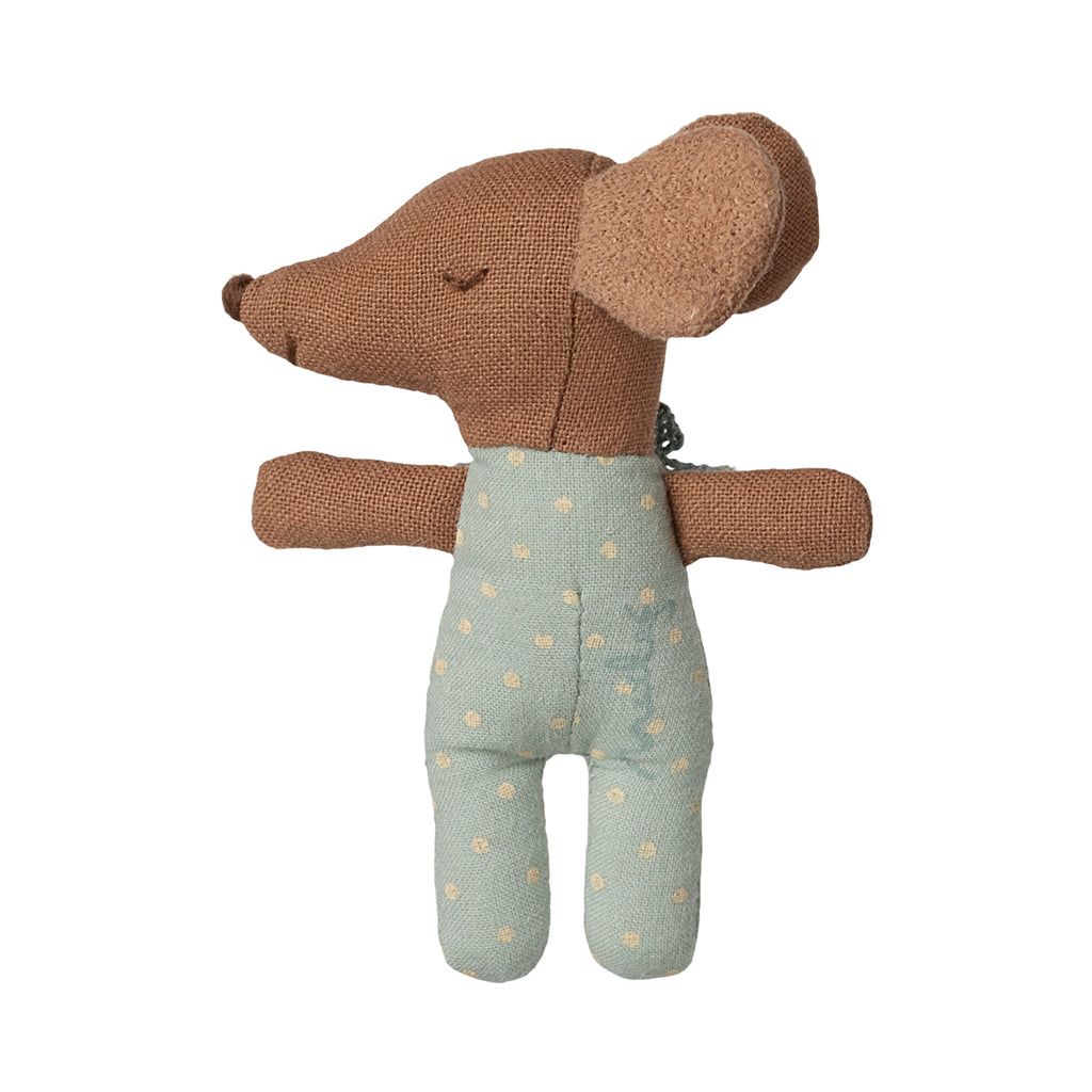 Sleepy wakey baby mouse in matchbox - Blu