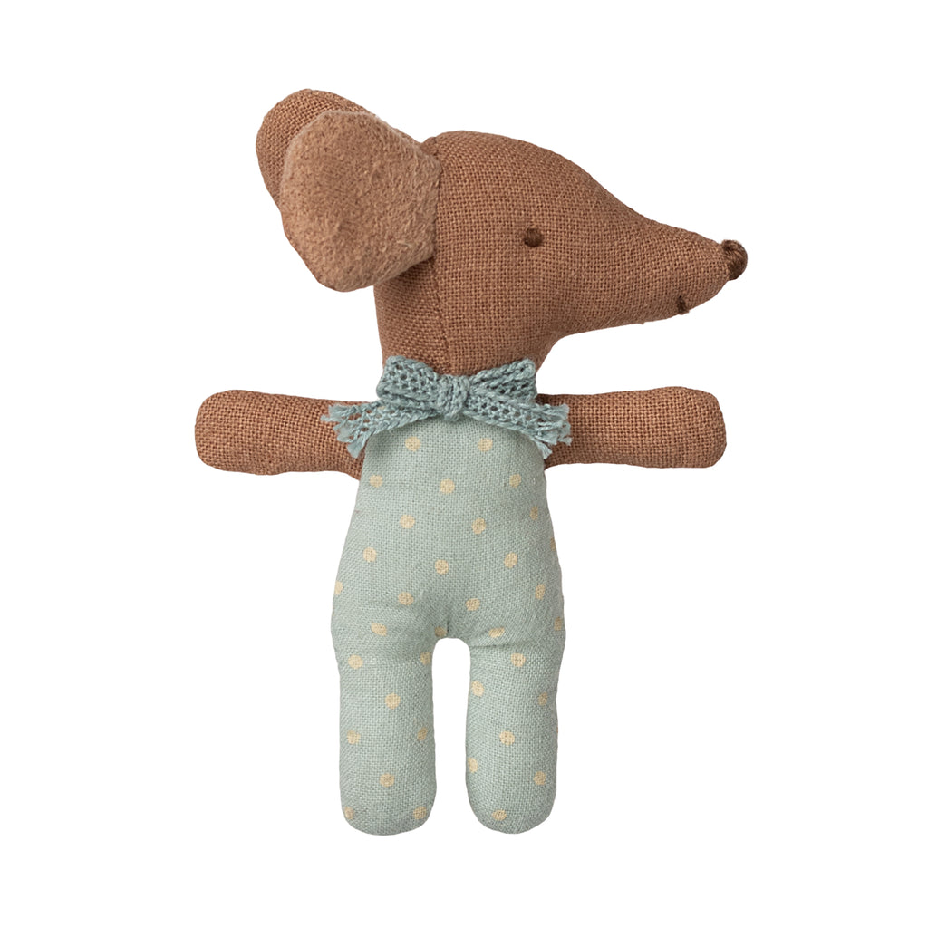 Sleepy wakey baby mouse in matchbox - Blu