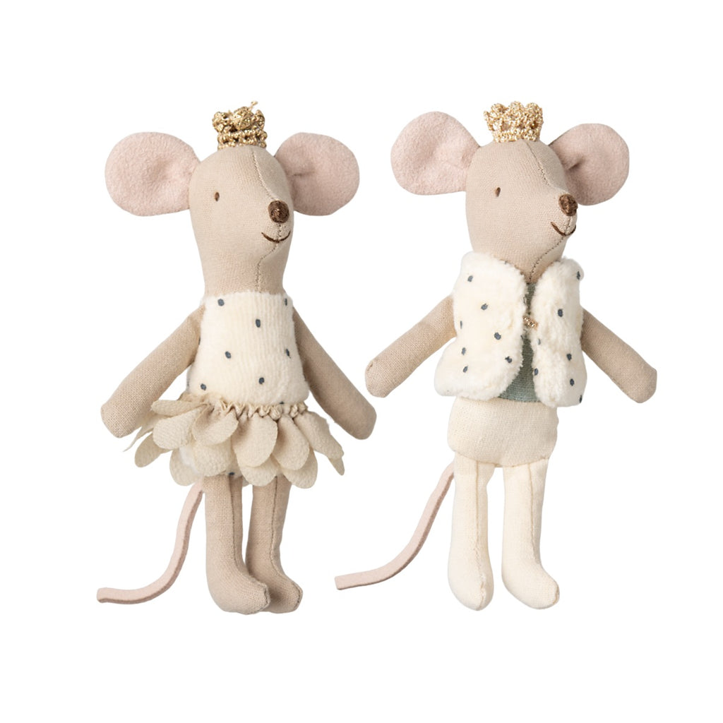 Real Twin Mice, Little Sister and Little Brother in a Matchbox