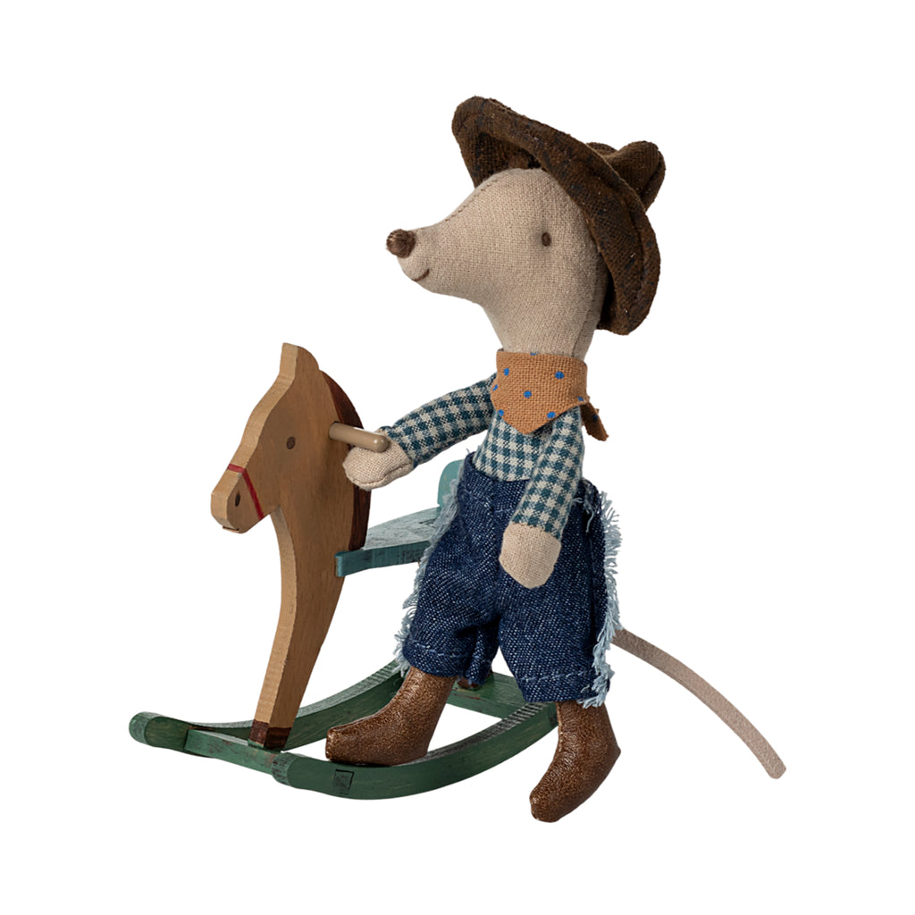 Topo cowboy con cavallo a dondolo, Fratellino