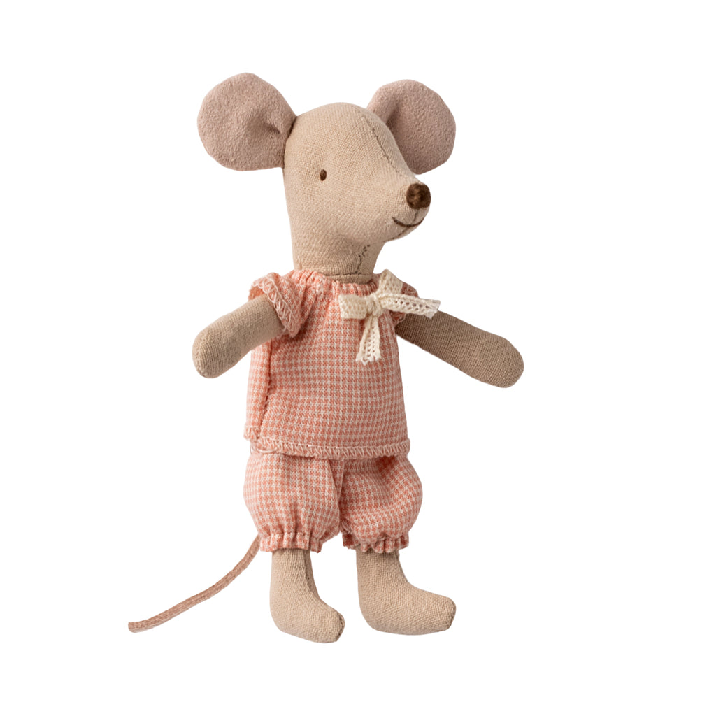 Little sister mouse in matchbox