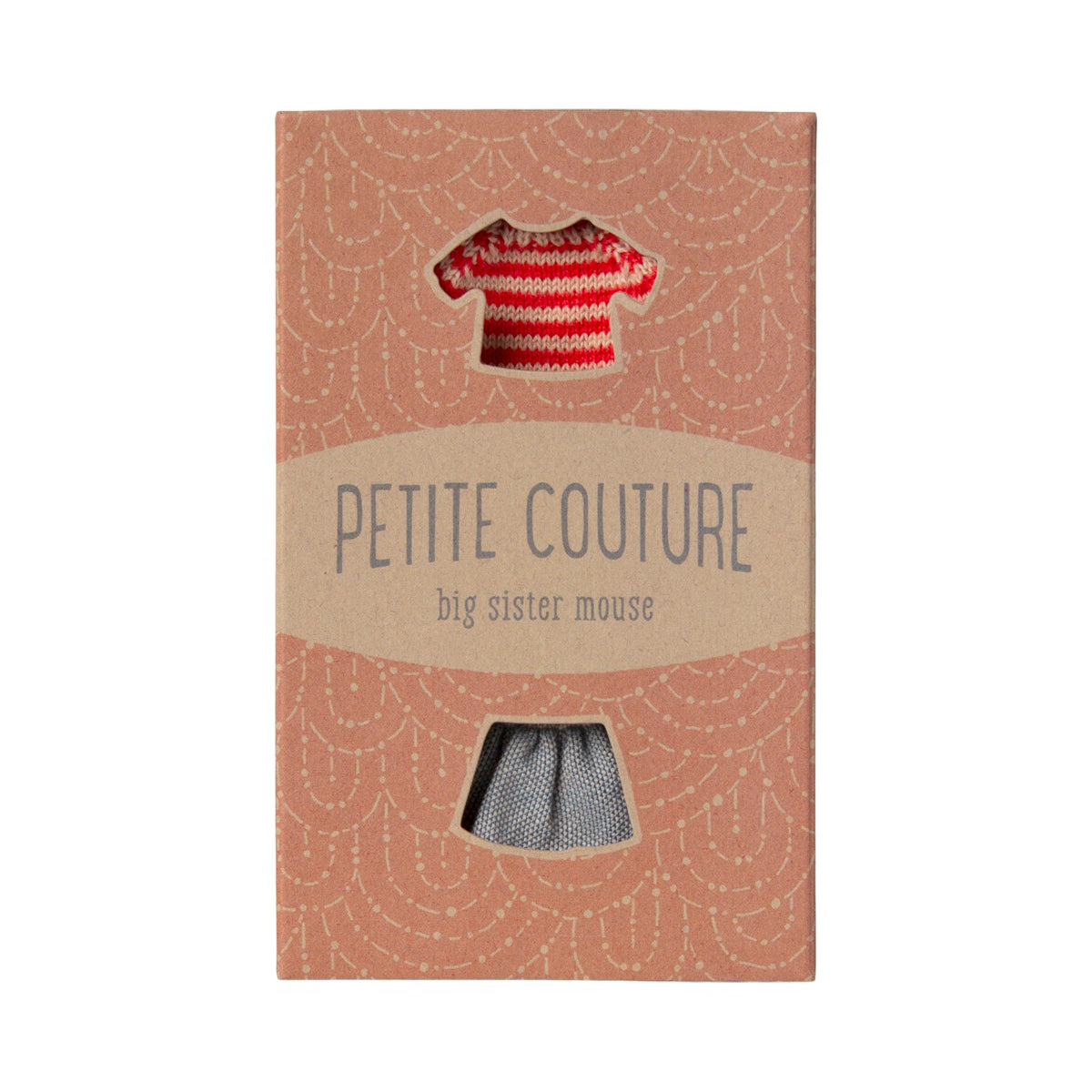 Clothes for big sister mouse, Sweater and skirt
