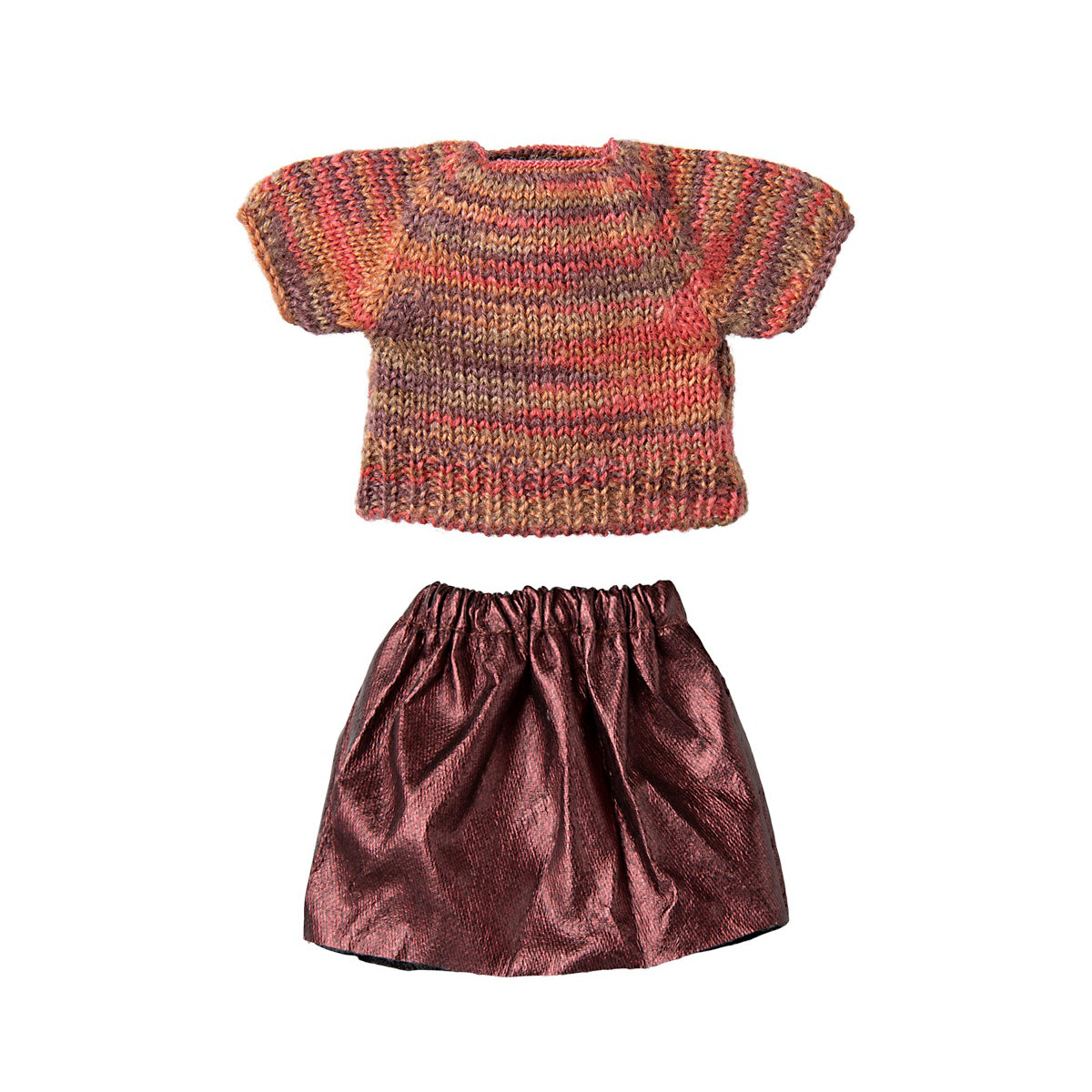 Clothes for Mouse Mom, Shiny Pink Skirt and Blouse