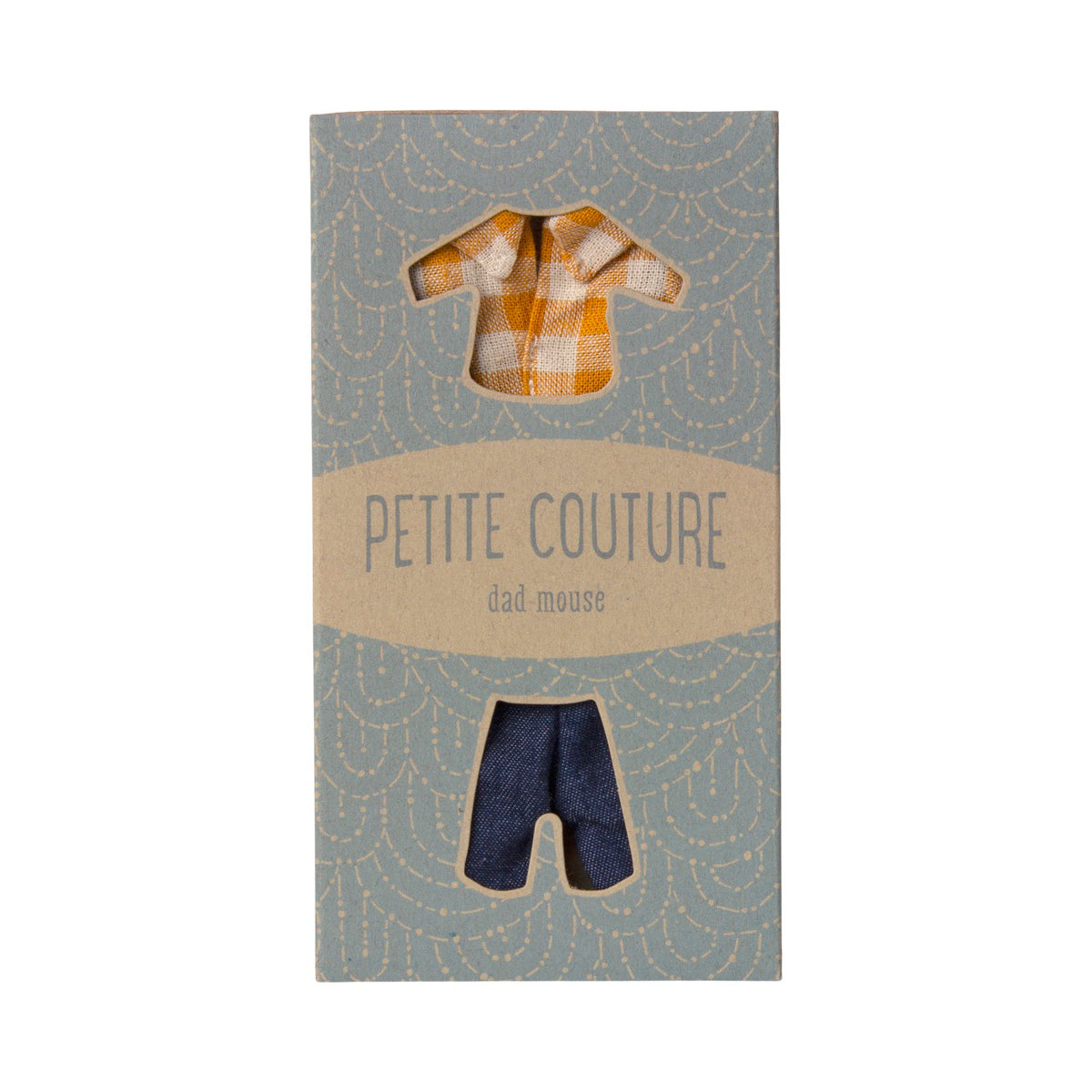 Clothes for daddy mouse, Checkered shirt and pants